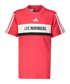 adidas 1. FC Nürnberg T-Shirt Fanshirt Kinder rotweiss