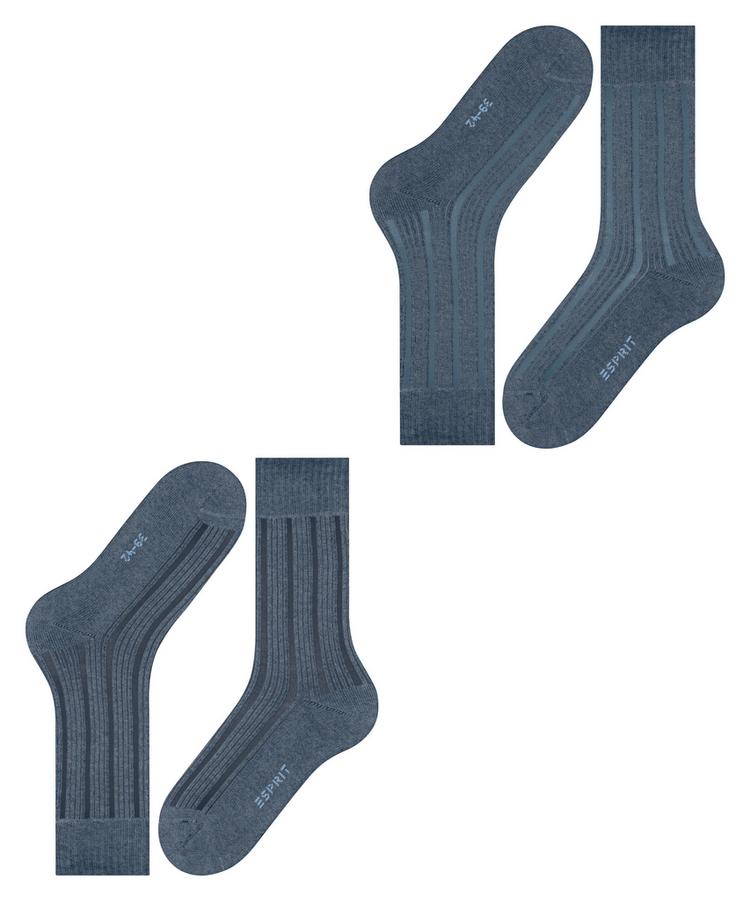 ESPRIT ESPRIT Plush Rib SO  2-Pack Socken Herren - light denim (6660) - 2 | SportScheck