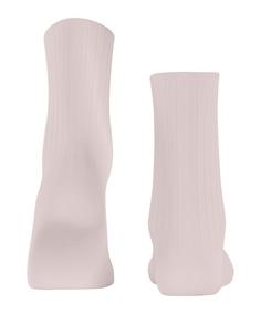 Rückansicht von Falke Cotton Rib SO Freizeitsocken Damen light pink (8458)