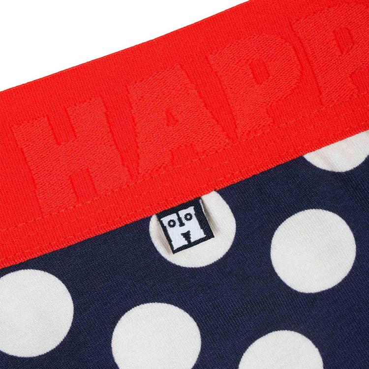 Happy Socks Happy Socks Boxershort Unterhose Herren - Navy Big Dot - 3 | SportScheck