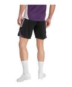Rückansicht von adidas Manchester United Competition Short Fußballshorts Herren schwarzlila