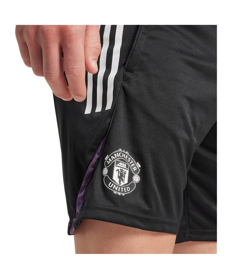 adidas adidas Manchester United Competition Short Fu&szlig;ballshorts Herren - schwarzlila - 0 | SportScheck