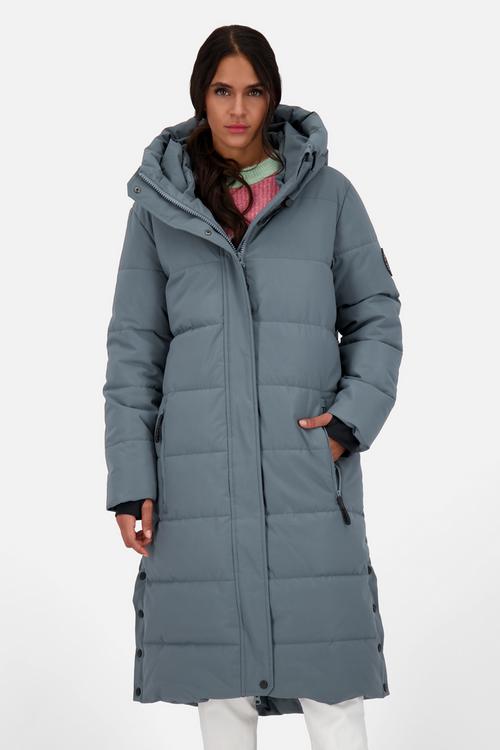 Rückansicht von ALIFE AND KICKIN KATIA STEPPMANTEL Parka Damen petrol