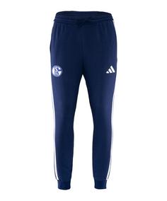 adidas FC Schalke 04 Jogginghose Trainingshose blauweiss
