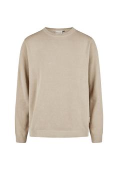 Cleptomanicx Crewneck Grower Strickpullover Herren Feather Gray