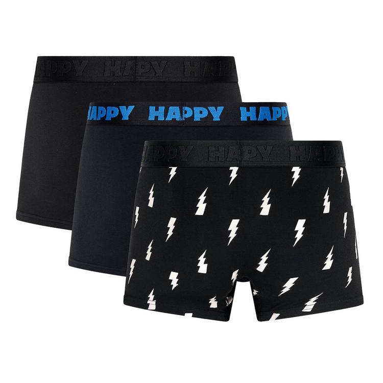 Happy Socks Happy Socks Boxershort Unterhose Herren - Black and White - 0 | SportScheck