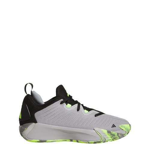 Rückansicht von adidas adidas Initiation Basketballschuhe Grey Two / Core Black / Lucid Lemon
