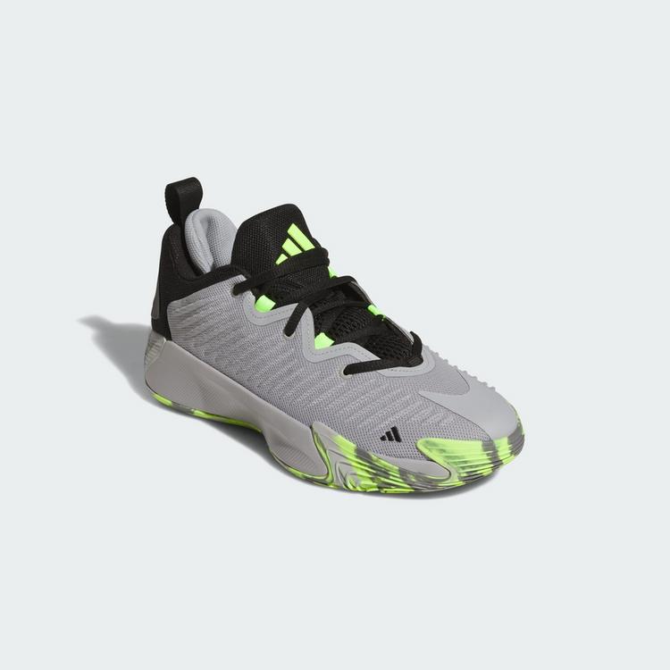 adidas adidas adidas Initiation Schuh Basketballschuhe - Grey Two / Core Black / Lucid Lemon - 3 | SportScheck