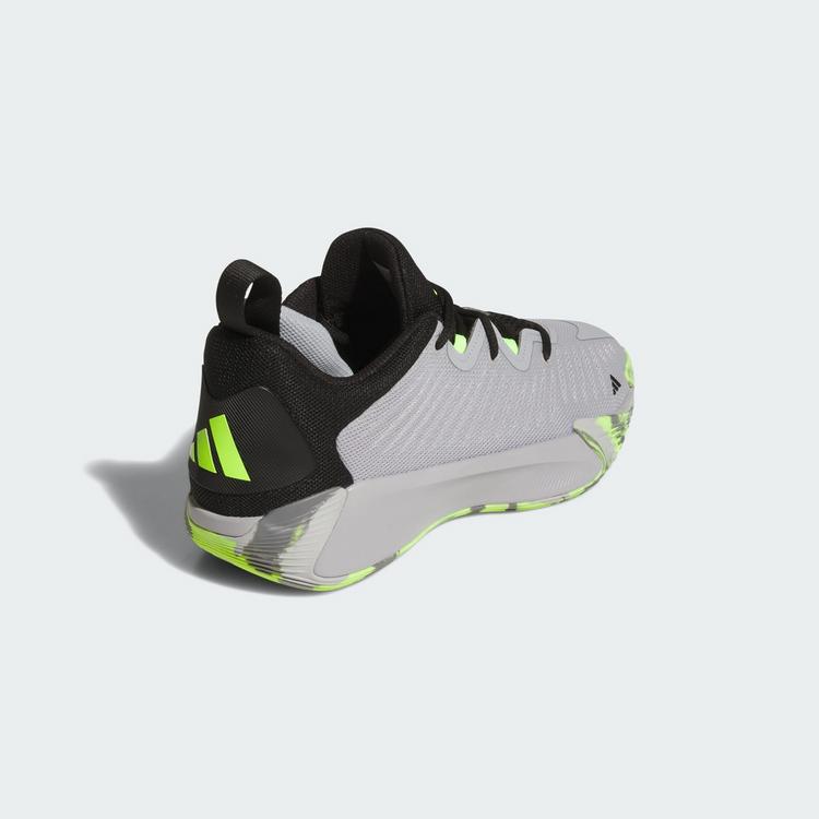 adidas adidas adidas Initiation Schuh Basketballschuhe - Grey Two / Core Black / Lucid Lemon - 4 | SportScheck