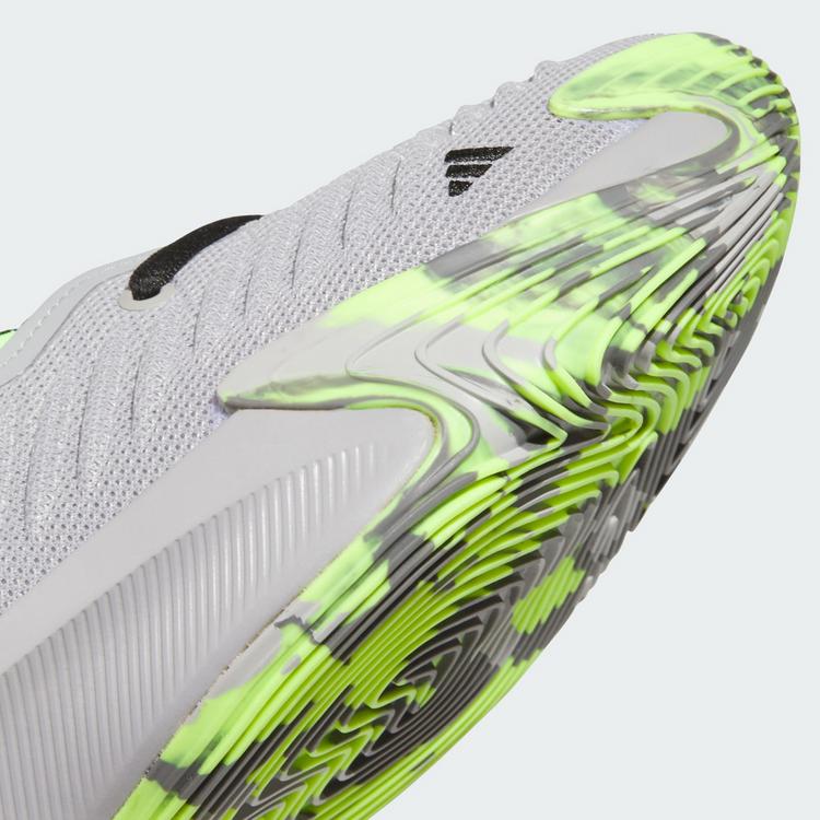 adidas adidas adidas Initiation Schuh Basketballschuhe - Grey Two / Core Black / Lucid Lemon - 6 | SportScheck