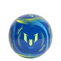 adidas Messi Club Ball Fu&szlig;ball - Silver Metallic / Lucid Red / Black