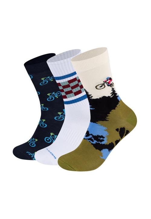 Happy Socks Bike, Checked Stripe and Mountain Bike Socken