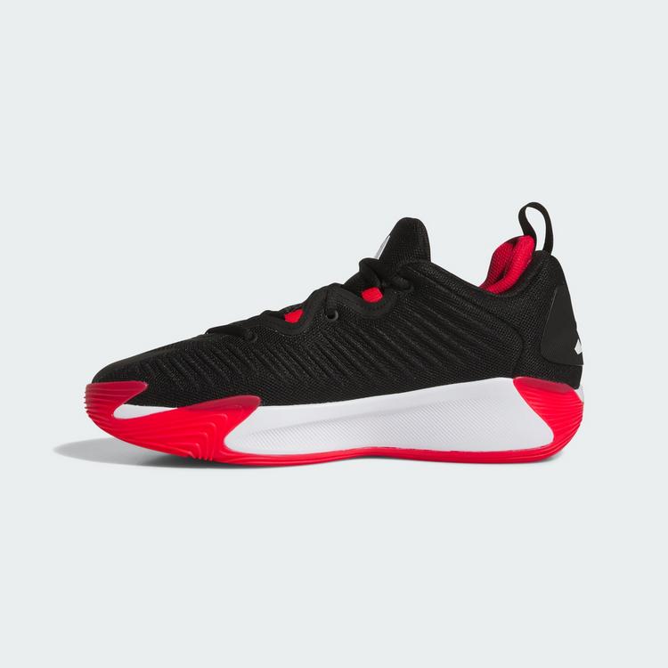 adidas adidas adidas Initiation Schuh Basketballschuhe - Core Black / Cloud White / Pure Ruby - 5 | SportScheck