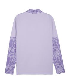 Rückansicht von PUMA FC St. Pauli Training 1/4 Zip Sweatshirt Funktionssweatshirt Herren lila