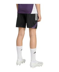 Rückansicht von adidas Manchester United Competition Short Kids Fußballshorts Kinder schwarzlila