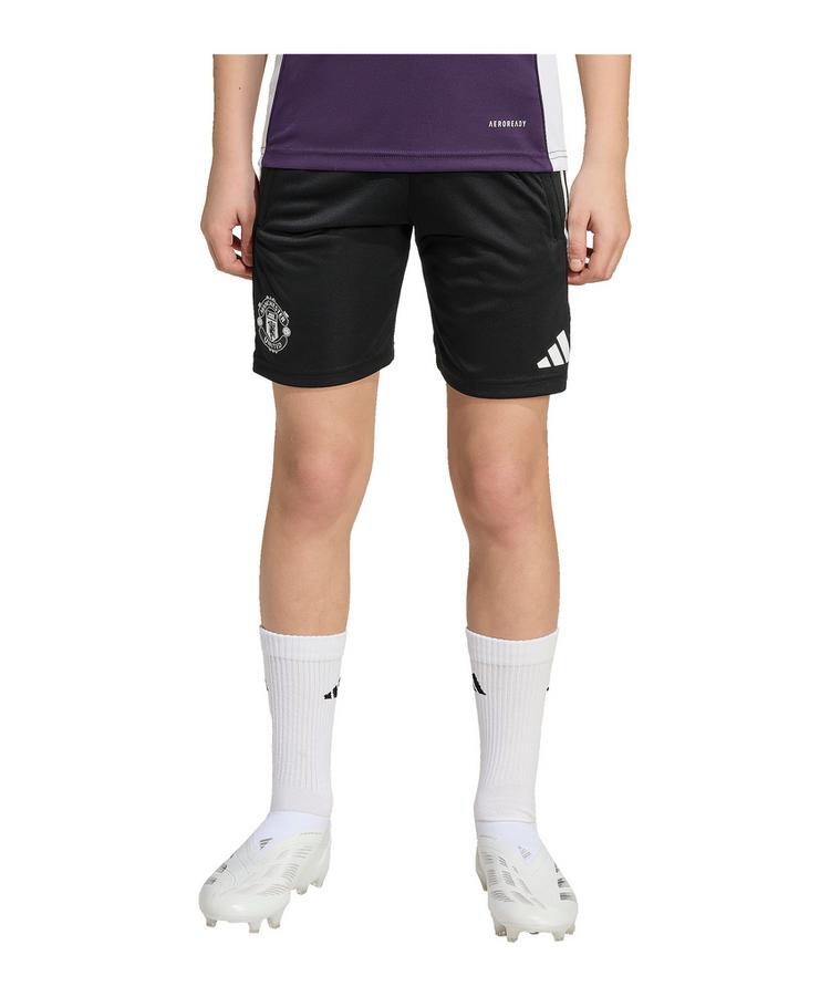 adidas adidas Manchester United Competition Short Kids Fu&szlig;ballshorts Kinder - schwarzlila - 0 | SportScheck