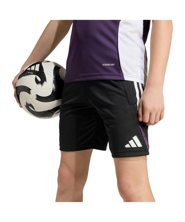 adidas adidas Manchester United Competition Short Kids Fu&szlig;ballshorts Kinder - schwarzlila - 1 | SportScheck