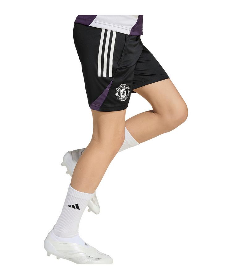 adidas adidas Manchester United Competition Short Kids Fu&szlig;ballshorts Kinder - schwarzlila - 2 | SportScheck