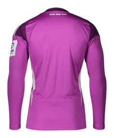 Rückansicht von adidas Hamburger SV Torwarttrikot 2025/2026 Fußballtrikot lila