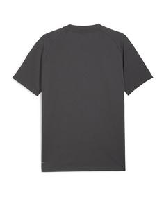 Rückansicht von PUMA AC Mailand Pumatech Pocket T-Shirt Fanshirt Herren grau