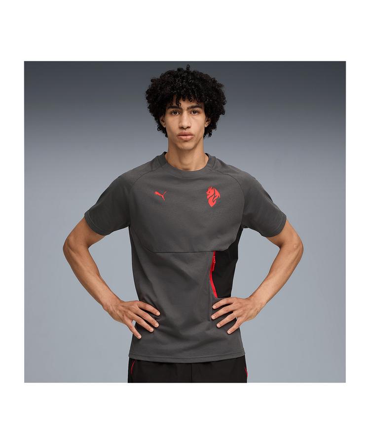 PUMA PUMA AC Mailand Pumatech Pocket T-Shirt T-Shirt Herren - grau - 0 | SportScheck