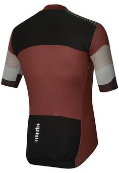 Rückansicht von RH+ Tous Terrain Jersey Fahrradtrikot Herren land burned-black