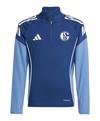 adidas FC Schalke 04 Sweatshirt Kids Funktionssweatshirt Kinder - blaublau