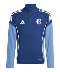 adidas FC Schalke 04 Sweatshirt Kids Funktionssweatshirt Kinder - blaublau