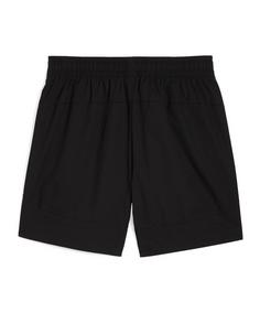 Rückansicht von PUMA AC Mailand Pumatech Relaxed Woven Short Fußballshorts Herren schwarz