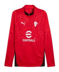 PUMA AC Mailand Training 1/4 Zip Sweatshirt Funktionssweatshirt Herren - rot