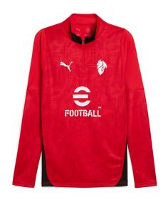 PUMA AC Mailand Training 1/4 Zip Sweatshirt Funktionssweatshirt Herren rot