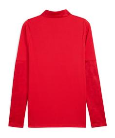 Rückansicht von PUMA AC Mailand Training 1/4 Zip Sweatshirt Funktionssweatshirt Herren rot