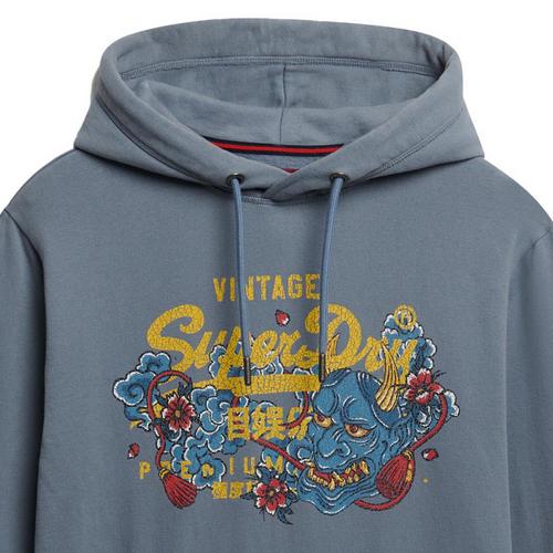 Rückansicht von Superdry Sweatshirt Sweatshirt Herren Blau