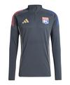 adidas Olympique Lyon Competition Sweatshirt Trainingsanzug Herren - grau