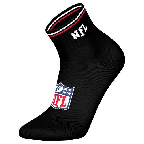 Rückansicht von NFL Socken Freizeitsocken Schwarz