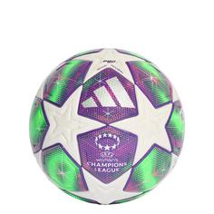 adidas UWCL 25/26 League Stage Pro Ball Fußball White / Shock Pink / Multi / Solar Yellow