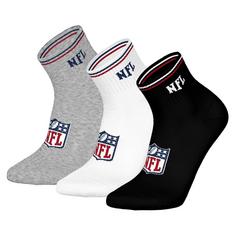 NFL Socken Freizeitsocken Wei&szlig;/Grau/Schwarz