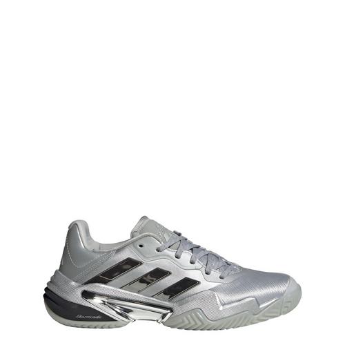 Rückansicht von adidas Barricade 13 Silver Edition Tennisschuhe Tennisschuhe Damen Silver Metallic / Silver Metallic / Dash Grey