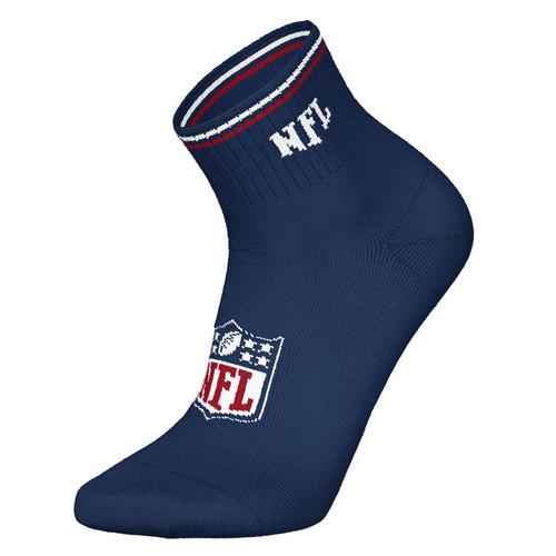 Rückansicht von NFL Socken Freizeitsocken Dunkelblau/Wei&szlig;/Rot