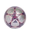 adidas UCL Club 25/26 League Stage Ball Fu&szlig;ball - Silver Metallic / Dark Purple / Turbo