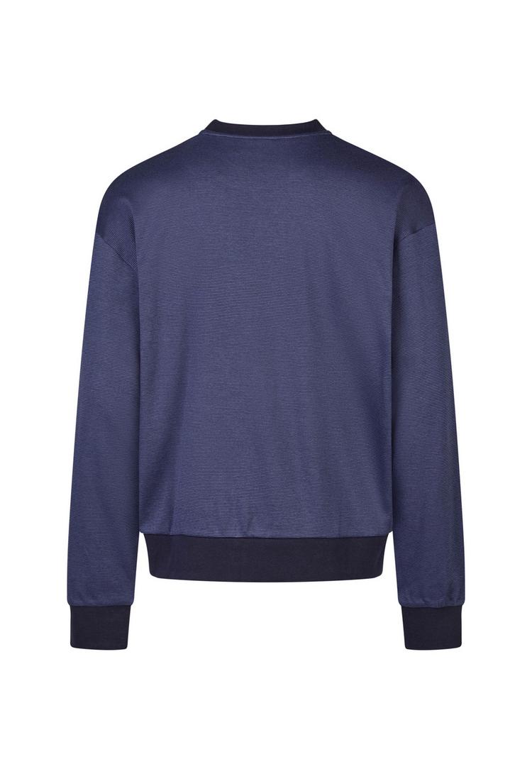 Cleptomanicx Cleptomanicx Boxy Crewneck Ligull Mini Stri Sweatshirt Herren - Sky Captain - 1 | SportScheck