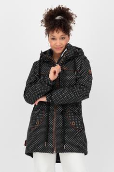 Rückansicht von ALIFE AND KICKIN CHARLOTTE II COAT Parka Damen black dots