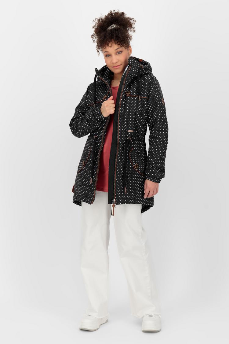 ALIFE AND KICKIN ALIFE AND KICKIN CHARLOTTE II COAT Parka Damen - black dots - 3 | SportScheck