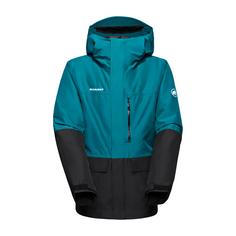 Mammut Fall Line HS Hooded Hardshelljacke Herren deep teal-black