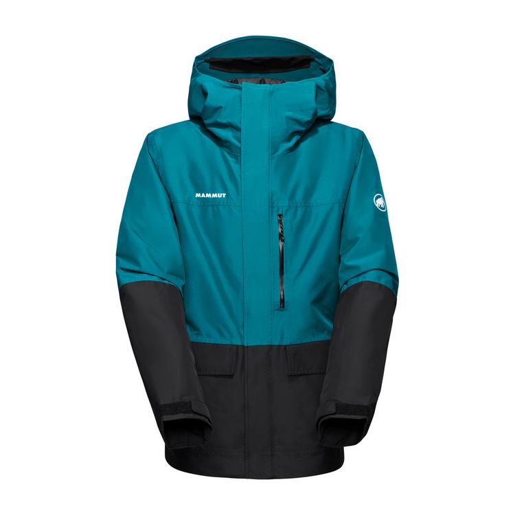 Mammut Mammut Fall Line HS Hooded Hardshelljacke Herren - deep teal-black - 0 | SportScheck