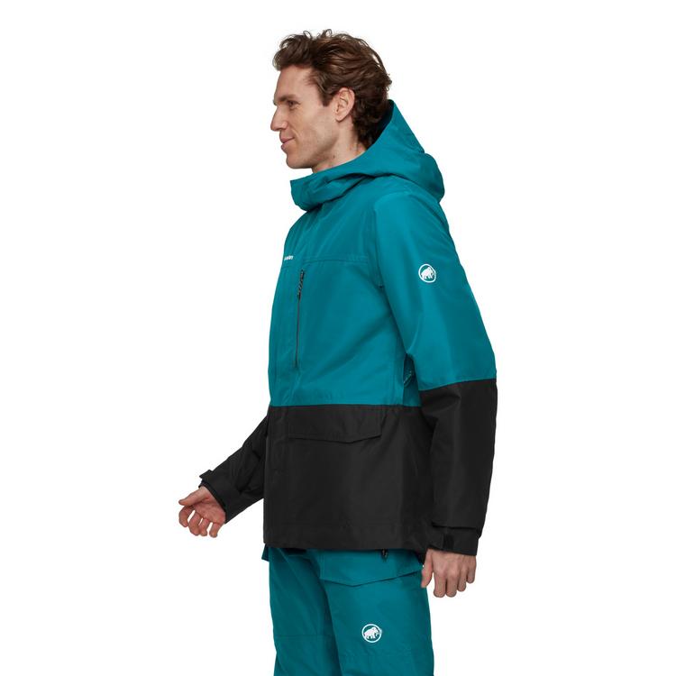 Mammut Mammut Fall Line HS Hooded Hardshelljacke Herren - deep teal-black - 2 | SportScheck