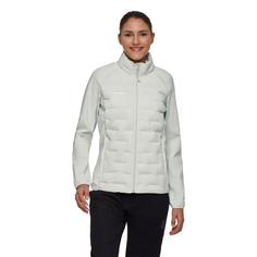 Rückansicht von Mammut Sender Hybrid IN Kunstfaserjacke Damen silver sage