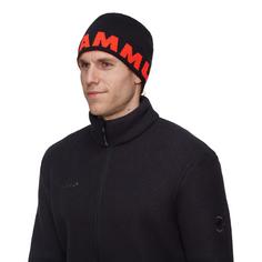 Rückansicht von Mammut Logo Beanie black