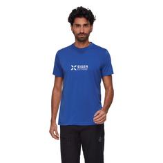 Rückansicht von Mammut Eiger Logo T-Shirt Herren eiger blue