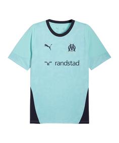 PUMA Olympique Marseille Training Trikot Fußballtrikot Herren blau